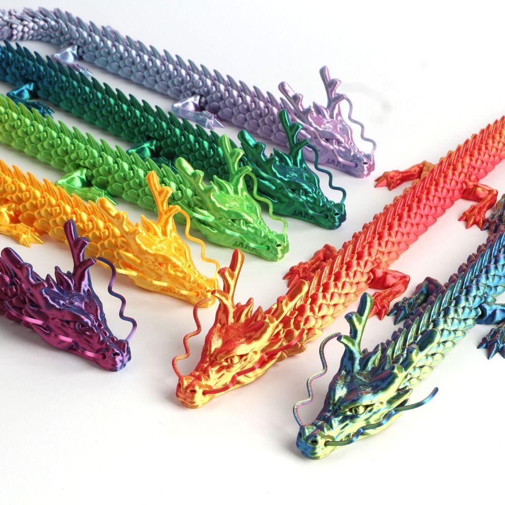 Full Body Joints Rotatable Articulated Dragon Chinese Dragon Ornaments  Home Ornaments