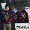 Abstract Soccer Art 3D Print Hooded Sweatshirt Long Sleeve Parent-Child Pullover Comfortable Loose Outerwear for Casual Wear Top