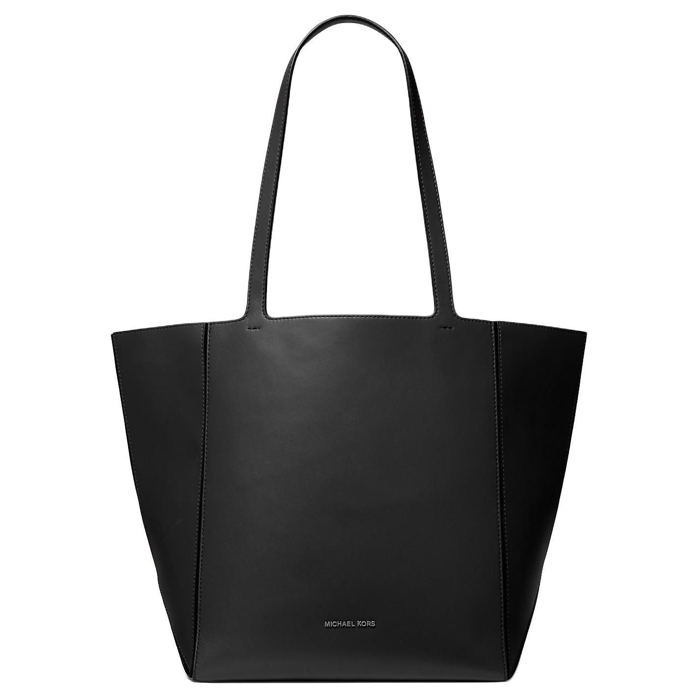 

Michael Kors MK Jordi Logo Open Tote Bag Women tote bags Black 30F4T9JT3L-BLACK Basic Set (Bag+Dust Bag)