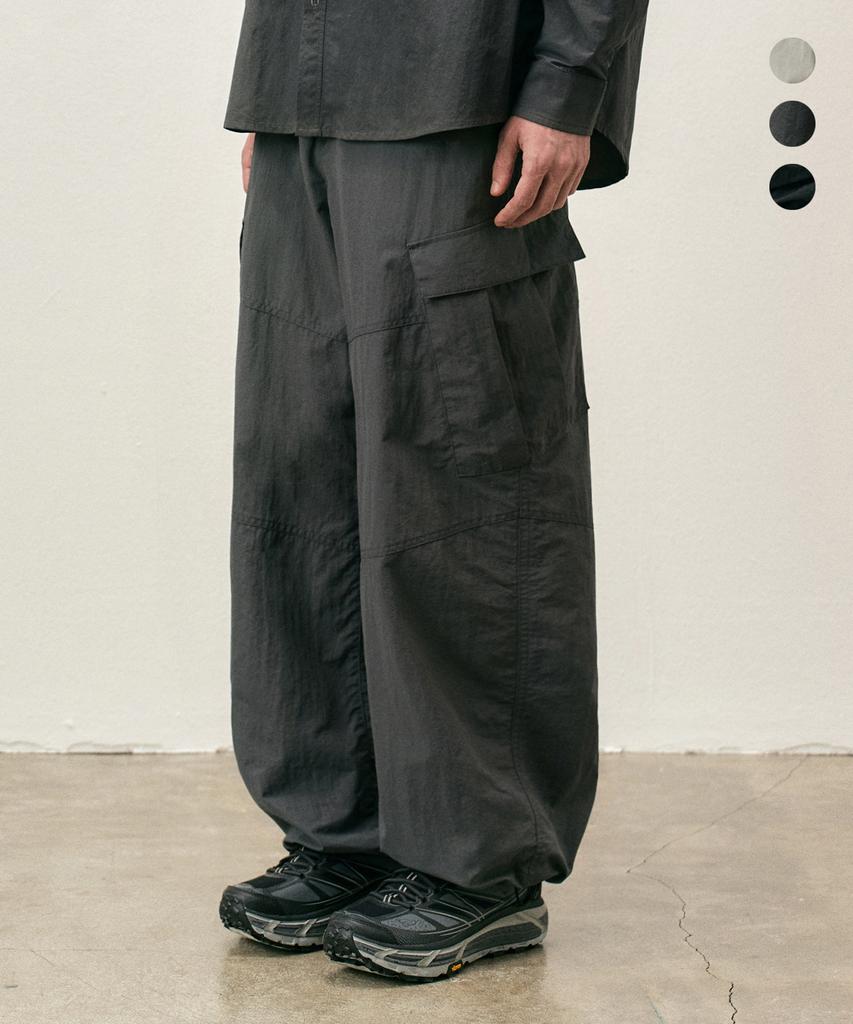 COSTUME O’CLOCK Nylon Balloon Cargo Pants 3 Color Coospt242