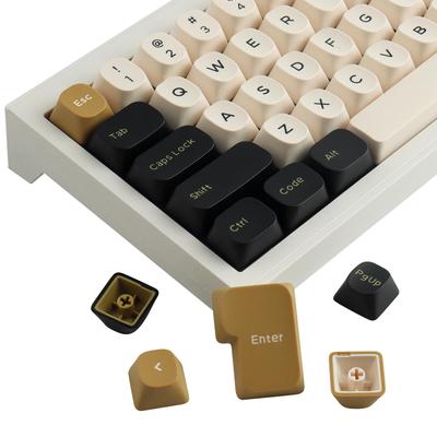Klávesy, 171-klávesová sada klávesov YMK Profile Double-Shot pre 2,75U, 3U, 6,25U a 7U medzerník, spínače Cherry MX, rozloženie ISO ANSI, mechanické klávesnice