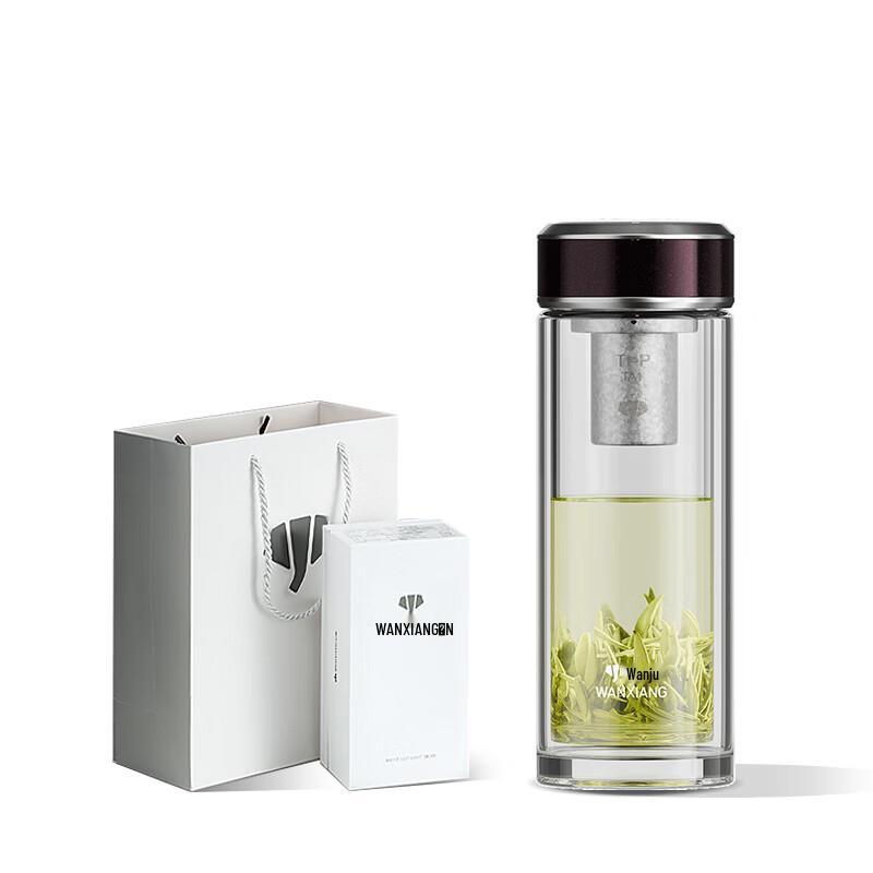 Wannxiang Antibacterial Double-Wall Glass Travel Mug