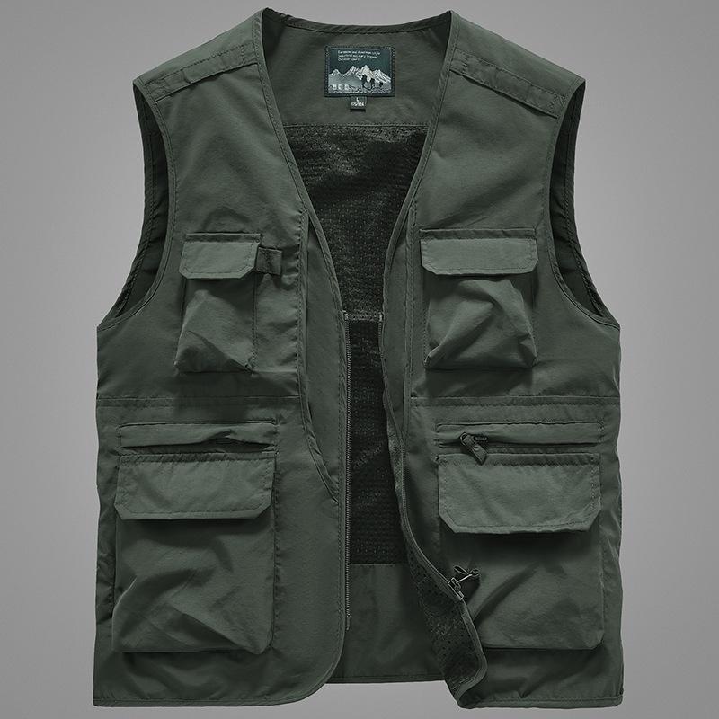 Men's Autumn Outdoor Casual Multi-Pocket Vest