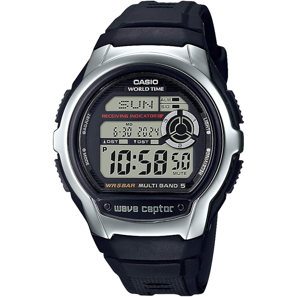 Casio] Wave Ceptor [Настоящий японский бренд] Радиоуправляемые часы Тип Super Illuminator (Высокий л...