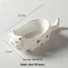 Sauce Ceramic Embossed Cartoon Snack Dish For Dipping