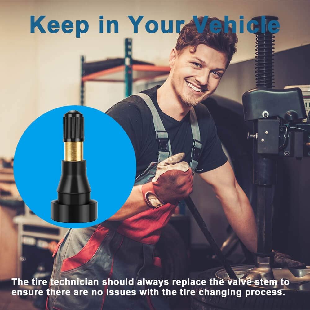 Riseuvo 5pcs TR600 High Pressure Tire Valve Stem - High-Pressure Tubeless Snap-in Valves Good for Larger or Heavy-Duty Vehicle