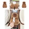 Niedlicher Capybara Plüsch Auto Taschentuchbox Halter Weiches und flauschiges Design!
