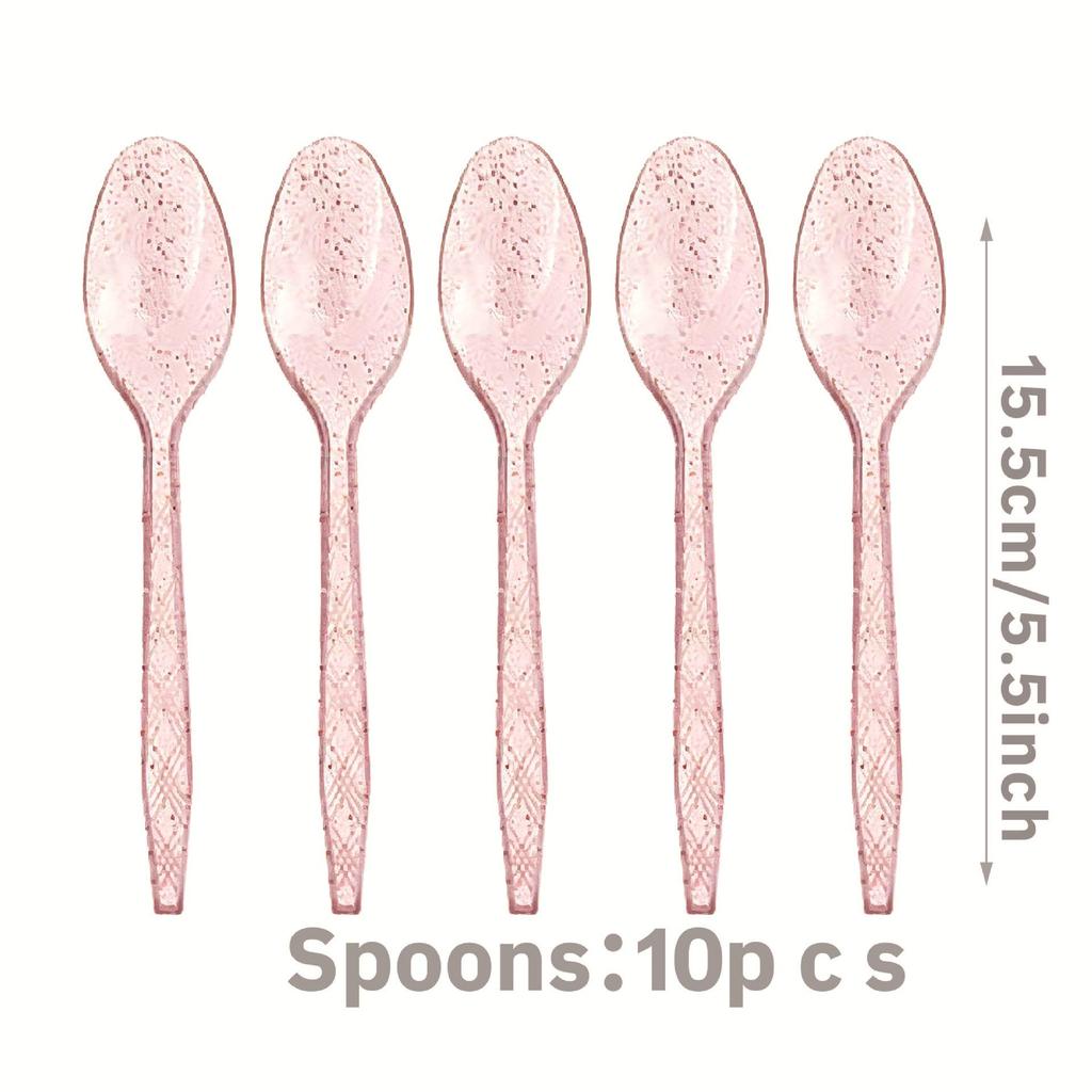 Pink Fish Scale Party Tableware: Disposable Plates, Cups, Towels for Girls' Birthday