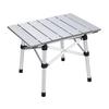 Compact Aluminum Table, Lightweight, Easy Assembly, Model 2000038844, Folding Low Table, Aluminum Alloy, Storage Case Included, 22.5 Lbs (10 K