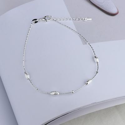 New Korean Version Imitation Bracelet Foot Jewelry Women's Fashion Temperament Single Layer Olive Anklet Retro Gift Jewelry