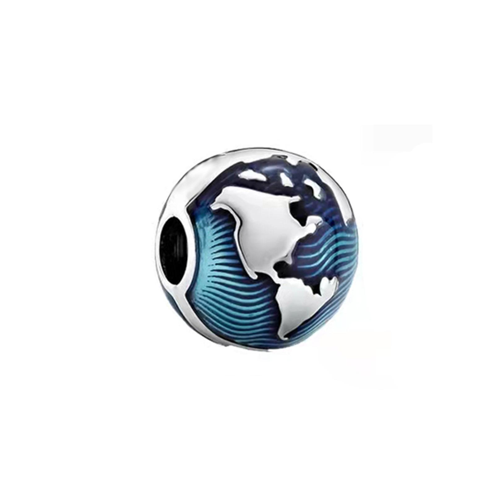 

Blue series beads suitable for bracelets, design by Diy, Star Moon Charm Jewelry one size