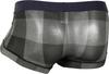 Grave Vault Boxer Day 2025 Smooth and Block Size Gray Low-Rise Briefs, Valentine's Gift, Men's Underwear, Quick-Drying, Check, M,