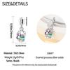 Pink Crown Perfume Bottle Copper Metal Easter Egg Charm Bead Components Bead Components Compatible With Authentic Original Brand Bracelets High