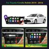 For Toyota Corolla Ralink 2014-2016 A Car Radio Multimedia Android 13 Navigation GPS Wireless Carplay 2 Din Touch Screen Stereo