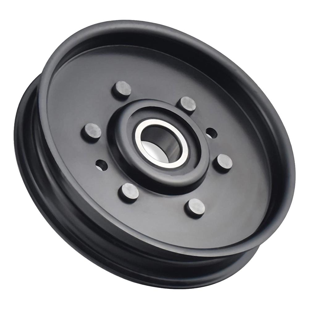 4 625 Inch Flat Idler Mower Pulley for AM37249 and AM107468 Fits Multiple Turn Mower Models Including 175 and 285