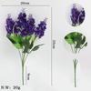 6 Artificial Flowers 35cm Deep Purple/light Purple/yellow/white/pink Artificial Lavender Hyacinth Flowers For Home Garden Decor