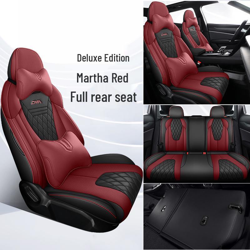 Boyue COOL All-Season Full Leather Car Seat Cover for Five-Seater Models