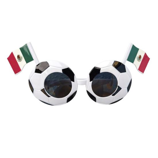 Soccer Fans Sunglasses, Football Events Stadium Sunglasses, Lightweight Football Frame, National Flag Sunglasses for Men Women Party Photo Props