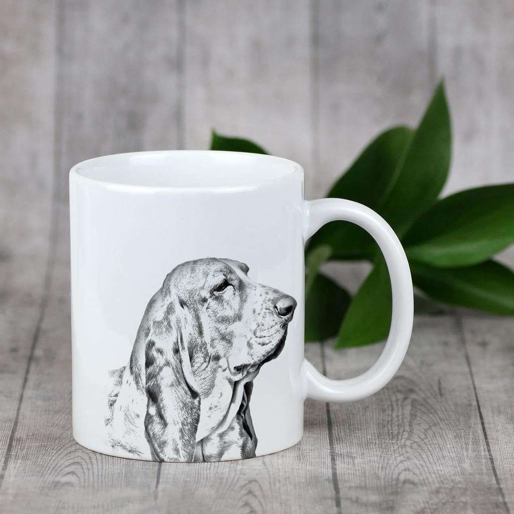 Basset Hound - Cup with a Dog, Personalized Cup with a Print, a Classic Gift for Everyone from the Art-Dog Brand