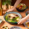Bohemian amphora soup bowl household ceramic large soup bowl noodle bowl high value tableware large bowl ramen bowl soup bowl