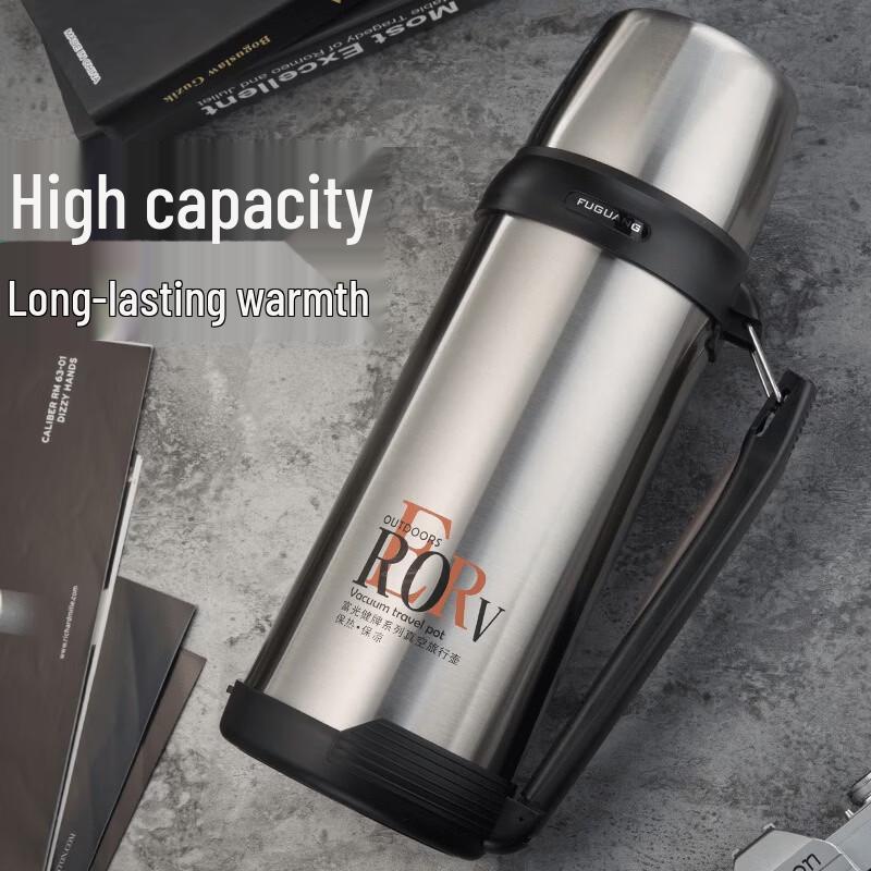 Fuguang 1000ml Stainless Steel Outdoor Travel Vacuum Flask