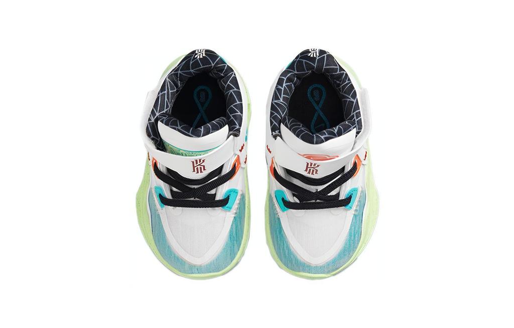 Nike Kyrie 8 Infinity Performance Basketball Shoes Mid Top Toddler Shoes White Green Infant And Toddler DD0333-021