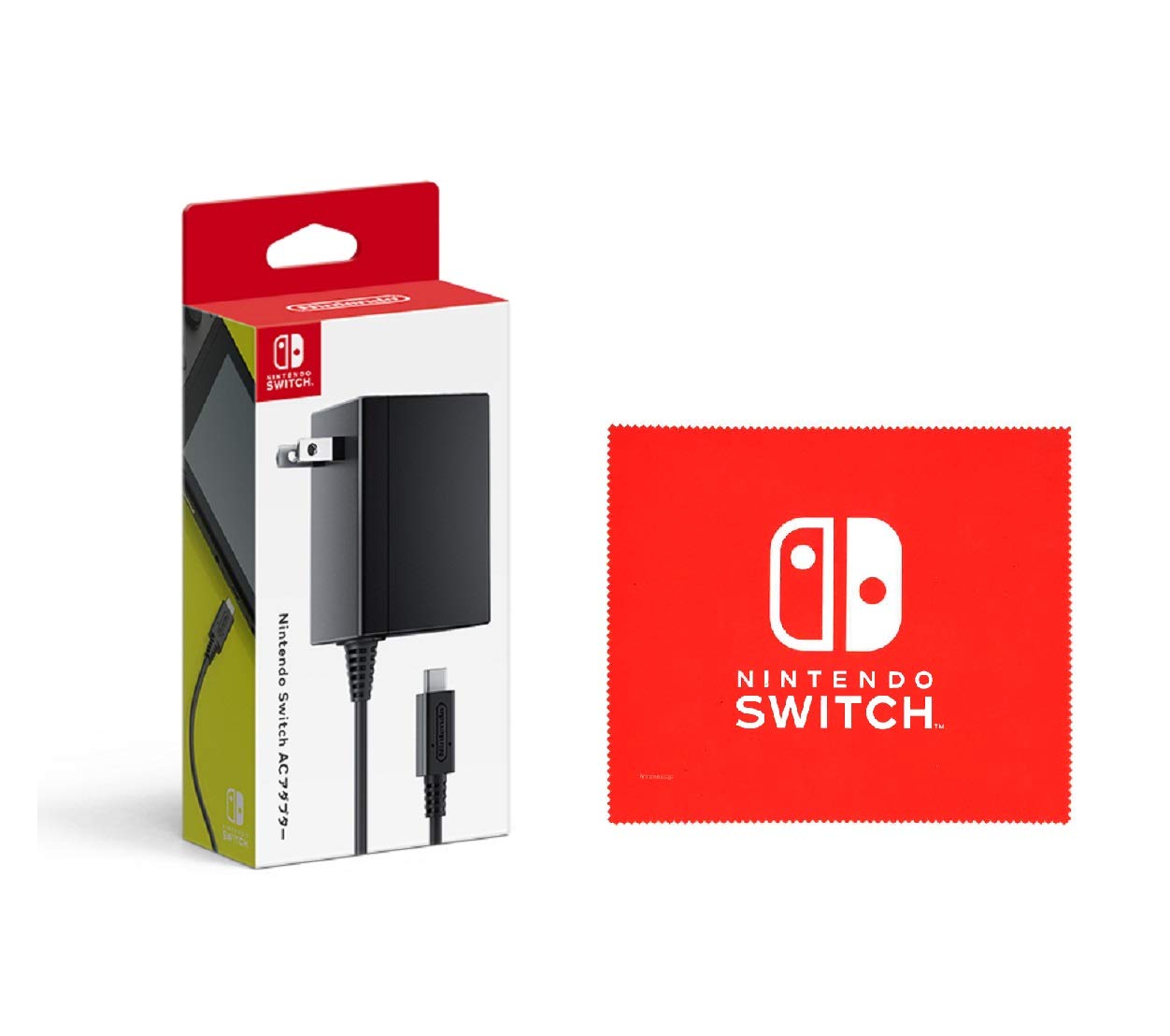 

Nintendo Nintendo Switch AC adapter Switch logo design microfiber cloth [Genuine product] (Nintendo included)
