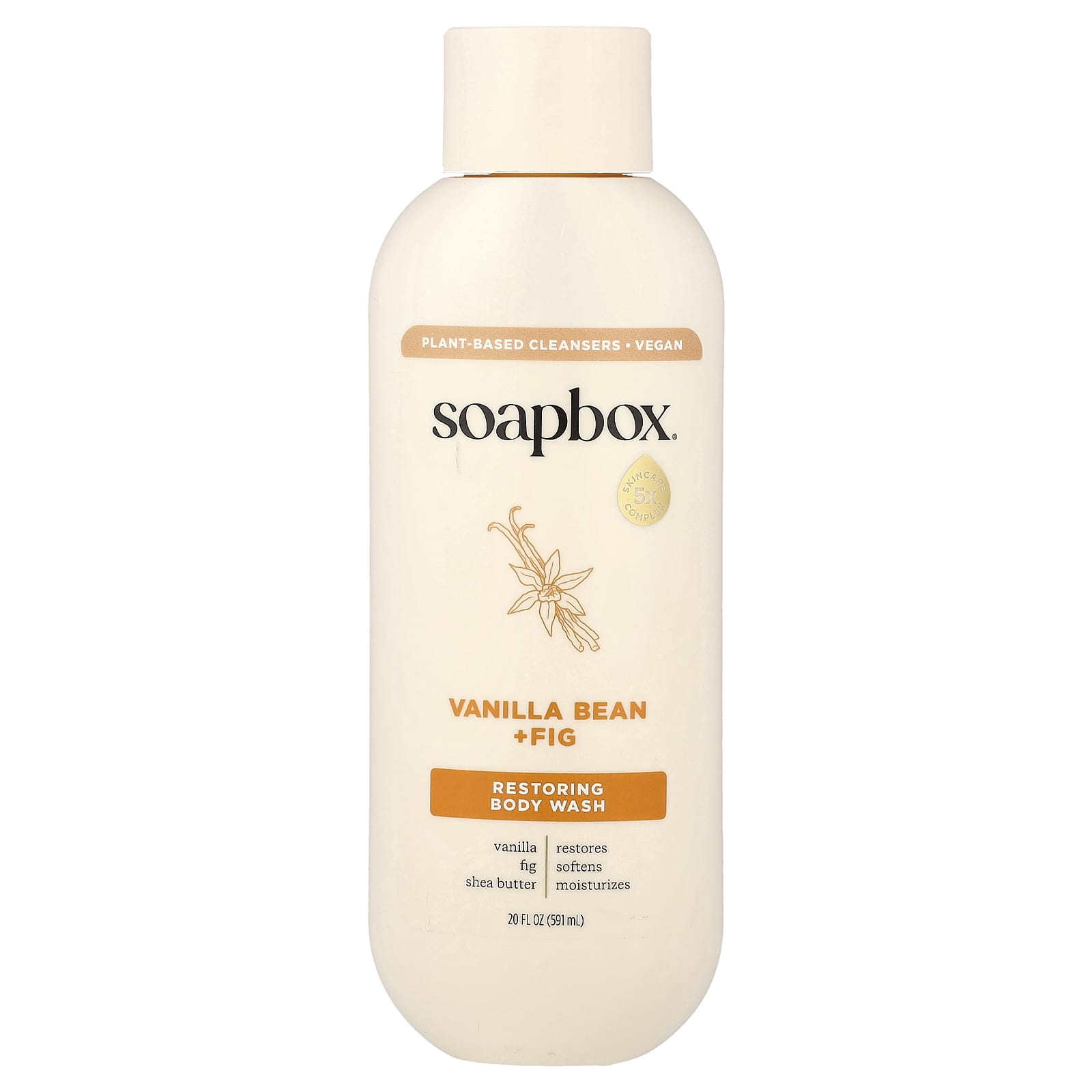 

Soapbox, Restoring Body Wash, Vanilla Bean + Fig, 591ml (20fl oz)