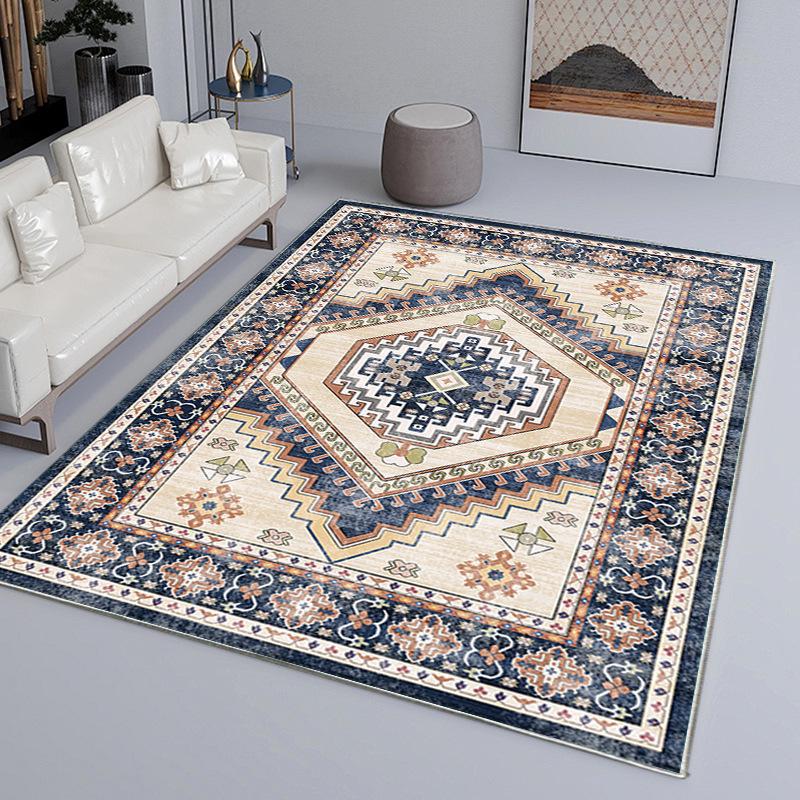 American Style Carpet Living Room Bedroom Bedside Carpet Foldable Carpet