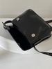 Retro Hong Kong Style Red Patent Leather Underarm Bag - Women's Handheld, Shoulder, & Messenger Small Square Bag for Autumn/Winter
