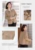 Cappotto in lana double-face della mamma: Nuova Giacca Stile Cinese Autunno/Inverno per Donne di Mezza Età alla Moda