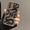 Gold Black Purple Snake Phone Case For Samsung Galaxy S26 S25 S24 S23 S22 S21 FE S20 ULTRA PLUS TPU Case Funda Shell Capa Cover