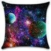 Car Living Room Sofa Cushion Cover Luxury Home Decoration Pillow Cover Sky Galaxy Print Pattern Cushion Cover