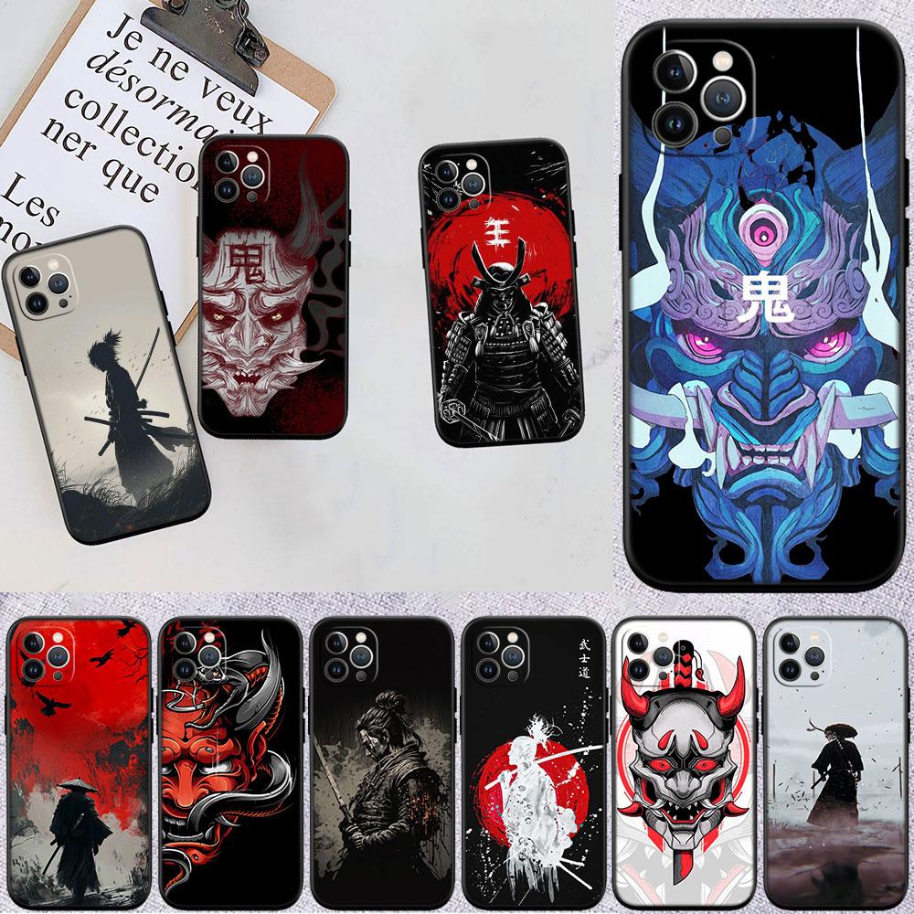 CJ71 Japan Samurai Mask Soft Shell Phone Case for Xiaomi Xiaomi Poco M4 M5 M6 M7 X3 X6 X7 F8 Ultra Pro GT NFC
