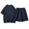 Completi Sportivi e Casual Estivi a Maniche Corte da Uomo, Set Due Pezzi Sottile in Seta di Ghiaccio ad Asciugatura Rapida