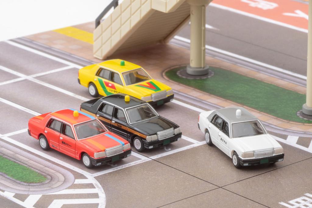 The Car Collection Car Collection Basic Set Selection (Select) Taxi B Diorama Supplies