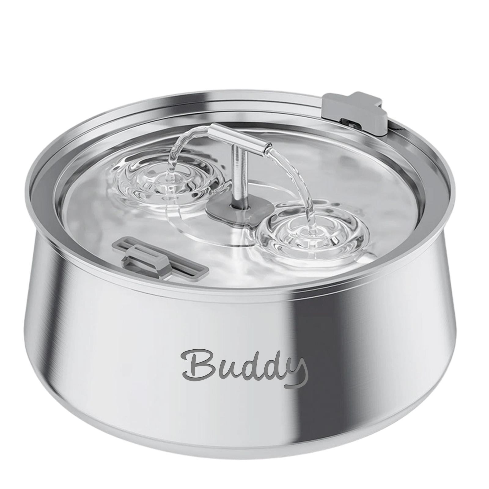 

Customized Stainless Steel Pet Water With Faucet, Large Capacity 4L.