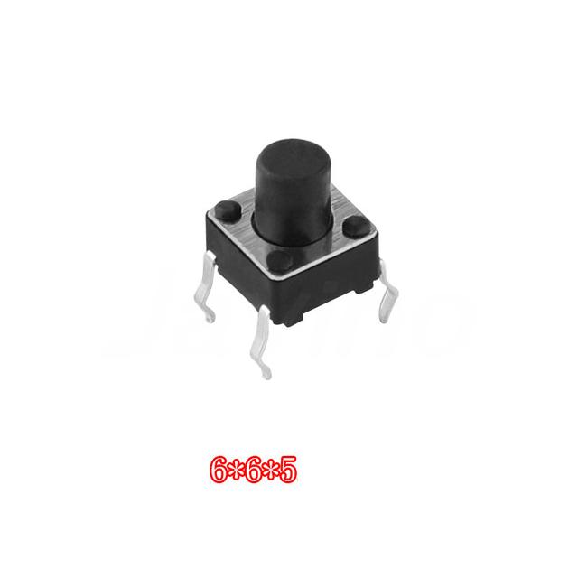 20PCS 6x6mm Panel PCB Momentary Tactile Tact Mini Push Button Switch DIP 4pin 6x6x4.3/5/6/7-20MM 6*6*4.3MM 5MM 6MM 8MM - 20MM