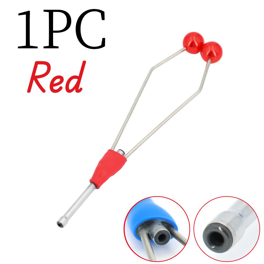 

1 шт./6 шт. Красочный бикерамический наконечник Стальной сплав Держатель бобины для вязания мушек для изготовления сухих, мокрых, нимфовых рыболовных приманок Инструмент