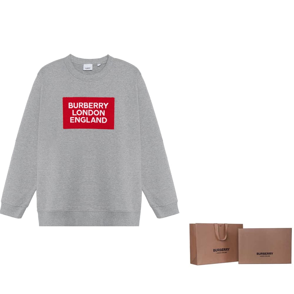 Burberry Sweatshirt Men's Light Heather Gray 80214311