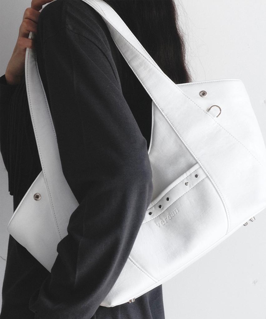 Verdan Aube Soft Shopper Bag_White