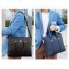 Men's Bag Carrying Large Capacity Multi-functional Briefcase Male Business Shoulder Leather Casual Satchel