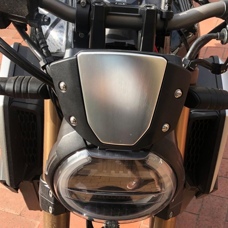 Motorcycle Cruiser Windshield Windscreen with Mounting Kit for CB650R 2019-2021 CB1000R 2018-2021