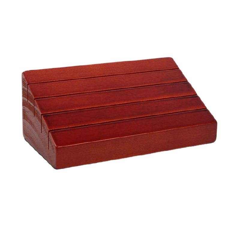 4 Slot Playing Card Holder Wood Playing Card Rack Organizers Display Stand Game Poker Seats Card Deck Easy to Use 1