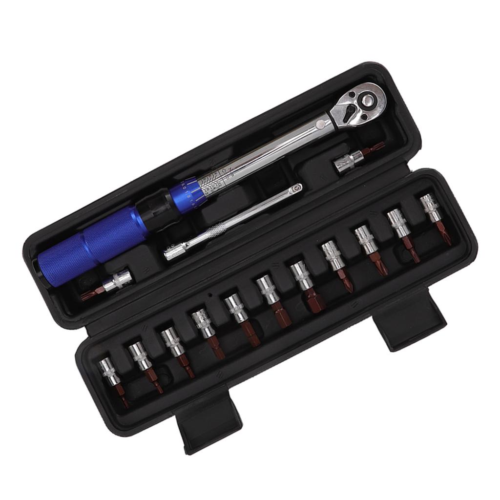 Fahrrad Drehmomentschlüssel Set 1/4 Zoll Antrieb Drehmomentschlüssel 2 bis 14 Nm Fahrrad Werkzeugsatz Fahrrad Reparaturset