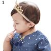 Baby Girl Adjustable Crown Headband Head Turban Elastic Hair Band Headwear