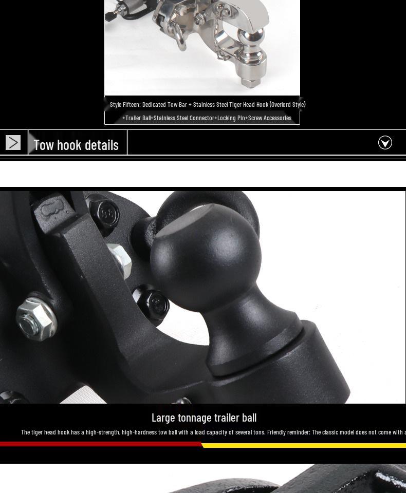 Honda CRV Rear Tow Hitch & Detachable Hook for Modified Trailers