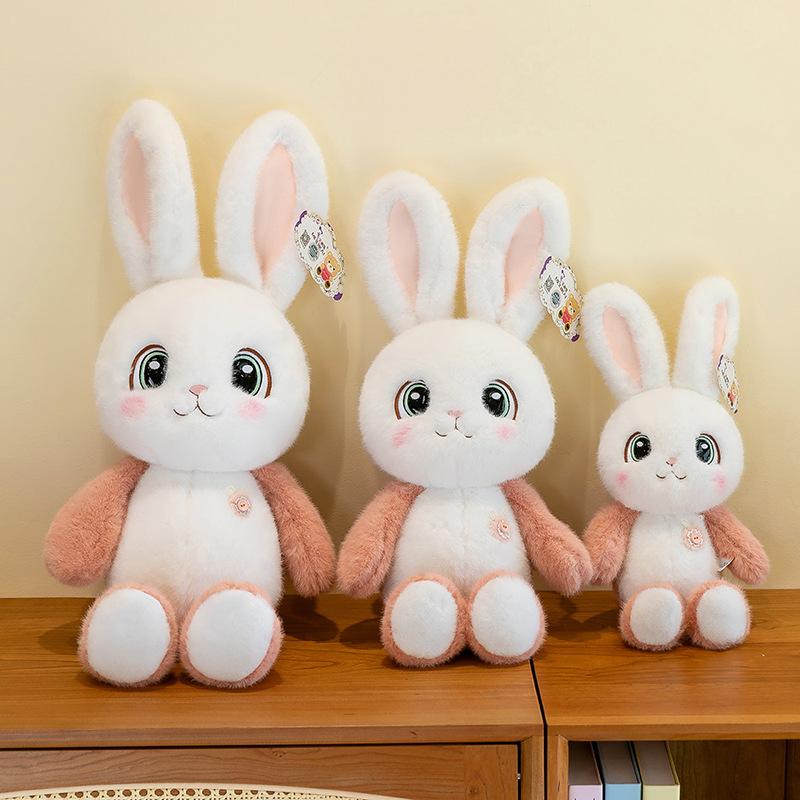 Cute Big-eyed Rabbit Cartoon Yaya Rabbit Doll Children Comfort Doll Doll Plush Toys To Give Girls Gift