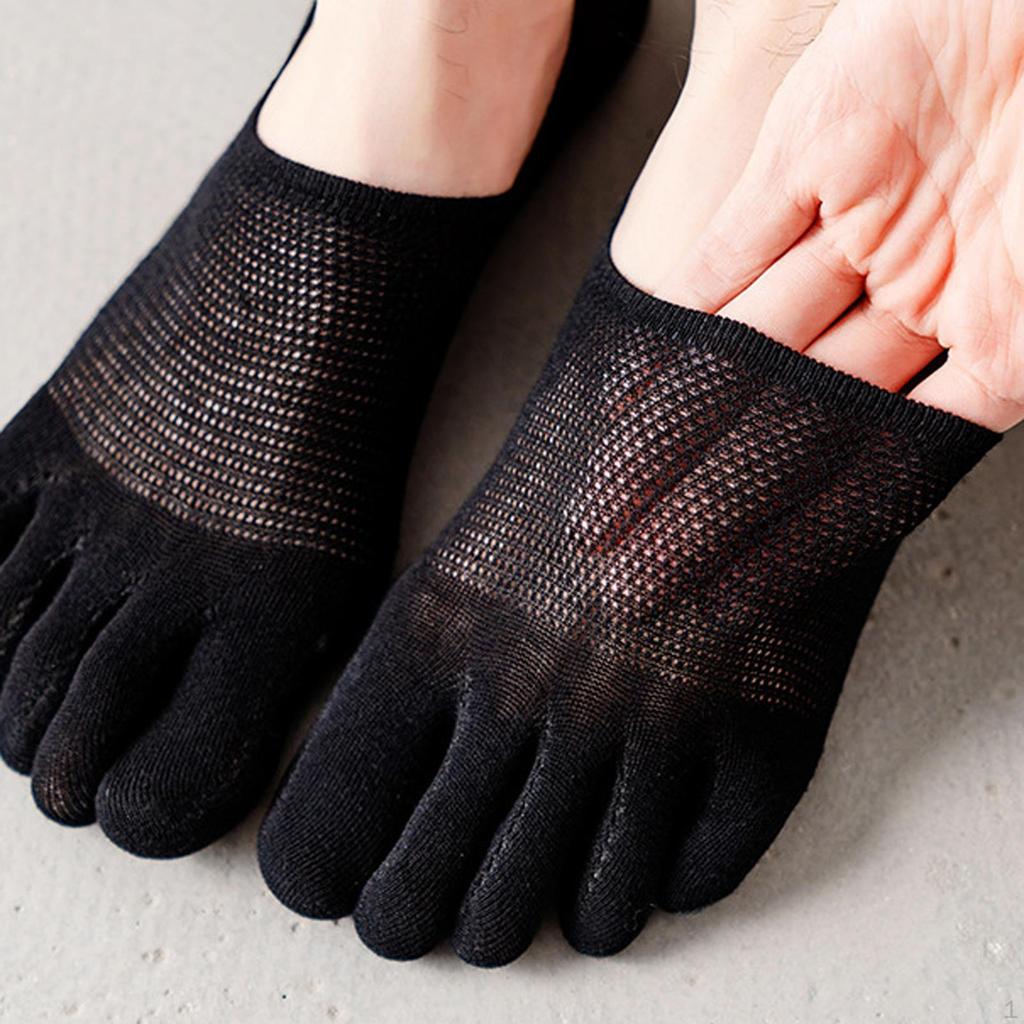 Femingersockor Andningsbara Sport Shorts för Löpning Casual