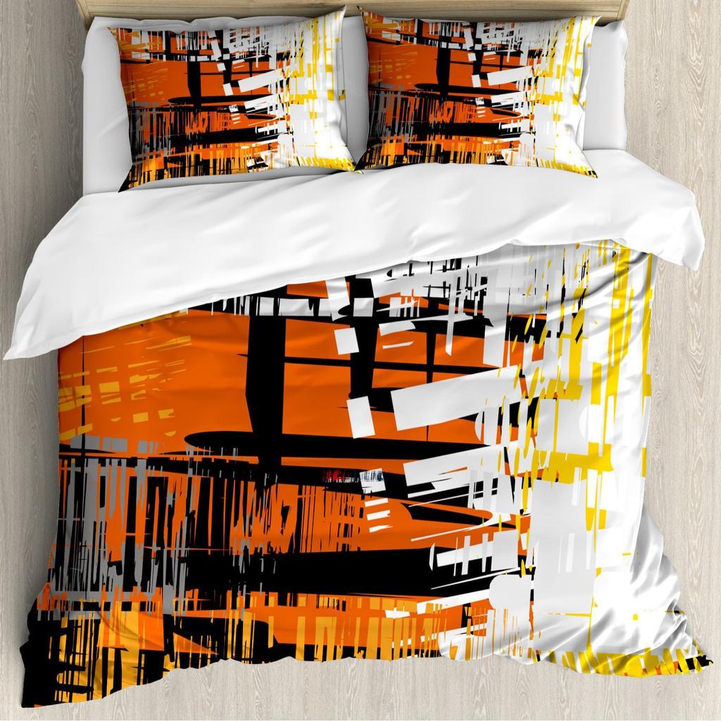 Mysterious Forest Flower Three-Piece Quilt Cover Digital Printing Bedding Set Bed Cover